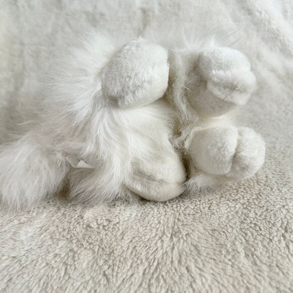 Walmart White Persian Cat Kitten 10” Realistic Plush Stuffed Animal Vintage Toy - Picture 4 of 7